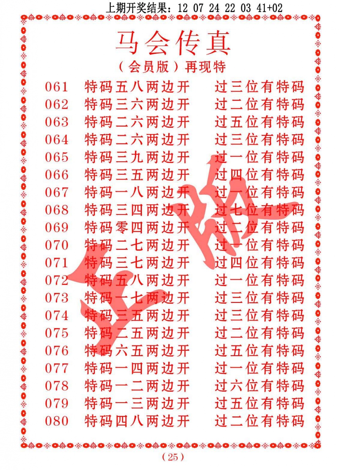 077期马会传真[图]